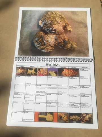 Jenna Thornhill's 5781 Challah Calendar