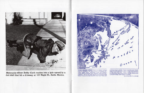 Laura Owens: Untitled Zine (Air Battle Rages Over Los Angeles)
