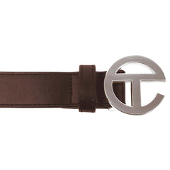 【日本未入荷】Telfar Logo Belt Chocolate ロゴベルト UNISEX TELFAR-BELT-CHOCOLATE-