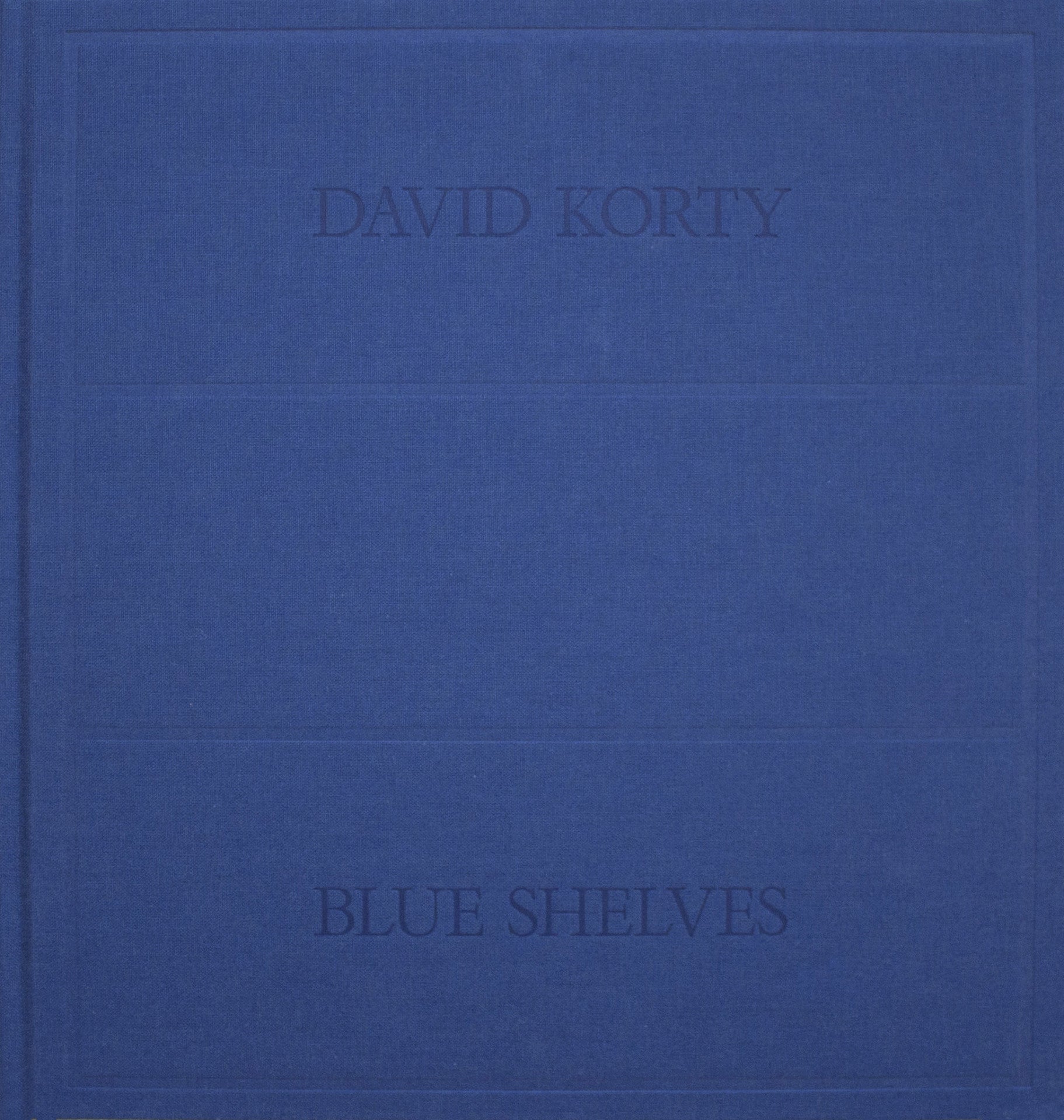 David Korty: Blue Shelves