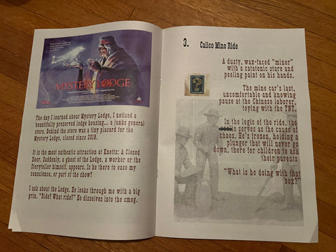 Emily Ryan: Knotts TNT Drop n Doom zine