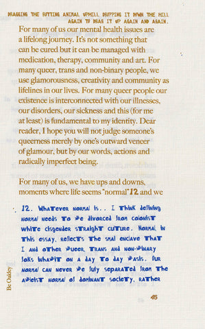 As Glamorous as a Rotting Animal: Queerness and Mental Health