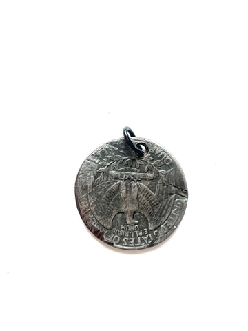 Mended Veil: 1984 Quarter Necklace