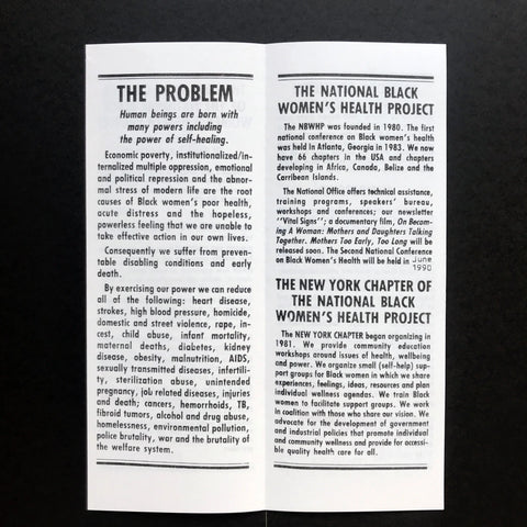 Efemmera Reissue #1: Wellbeing is Our Birthright