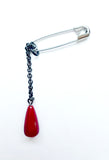 Mended Veil: Blood Drop Pin