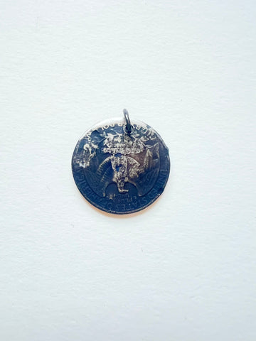 Mended Veil: 1984 Quarter Necklace