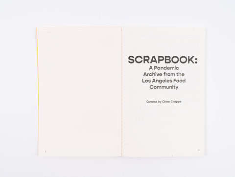 SCRAPBOOK: A Pandemic Archive from the Los Angeles Food Community