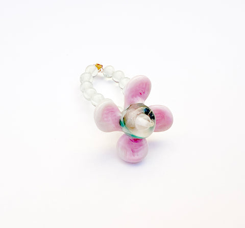 Pear Ware: Cotton Candy Clover Kissed by Honeydew Ring