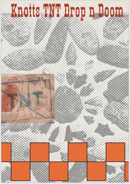 Emily Ryan: Knotts TNT Drop n Doom zine