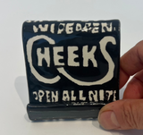Seth Bogart: Cheeks Matchbook Ceramic Sculpture