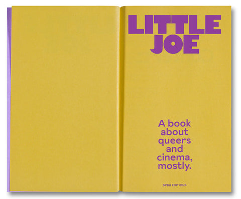 Little Joe: A book about queers and cinema, mostly