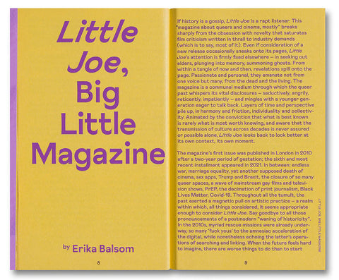 Little Joe: A book about queers and cinema, mostly