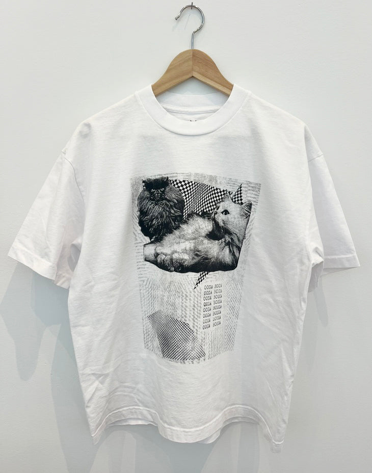 Ooga Booga: Op Art Cat Boxy Tee