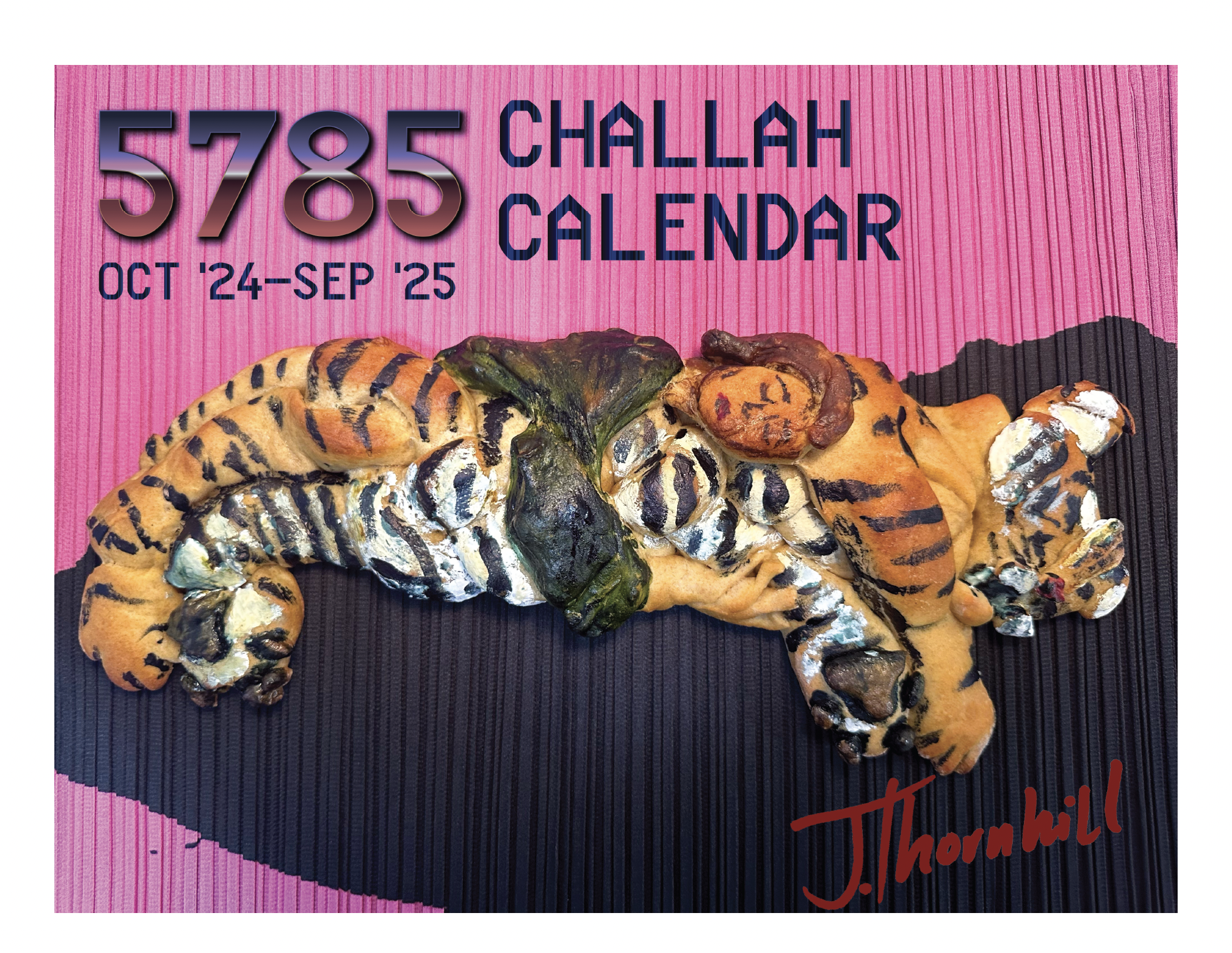 Jenna Thornhill: 5785 Challah Calendar