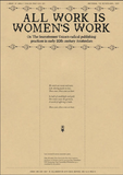 All Work is Women's Work: On The Seamstresses’ Union’s Radical Publishing Practices in Early 20th-Century Amsterdam