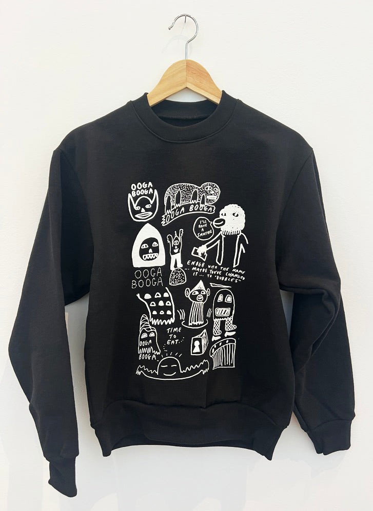 Steve Dore: Ooga Booga Black Sweatshirt