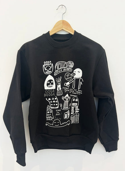 Steve Dore: Ooga Booga Black Sweatshirt