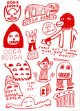 Steve Dore: Long Sleeve Ooga Booga T-Shirt