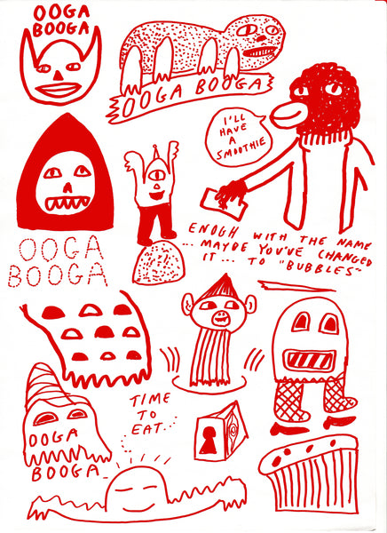 Steve Dore: Long Sleeve Ooga Booga T-Shirt