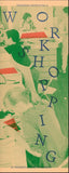 Booklet cover titled 'Workshopping' with illustrations of people at a table on a beige background