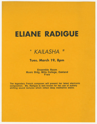 Blank Forms 10: ALIEN ROOTS - ÉLIANE RADIGUE