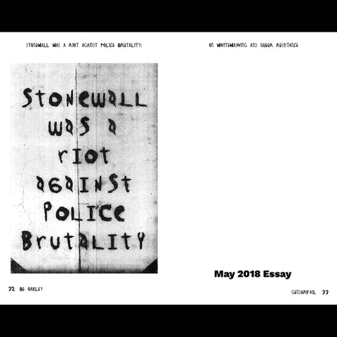 Be Oakley: Stonewall was a Riot (2022 edition)