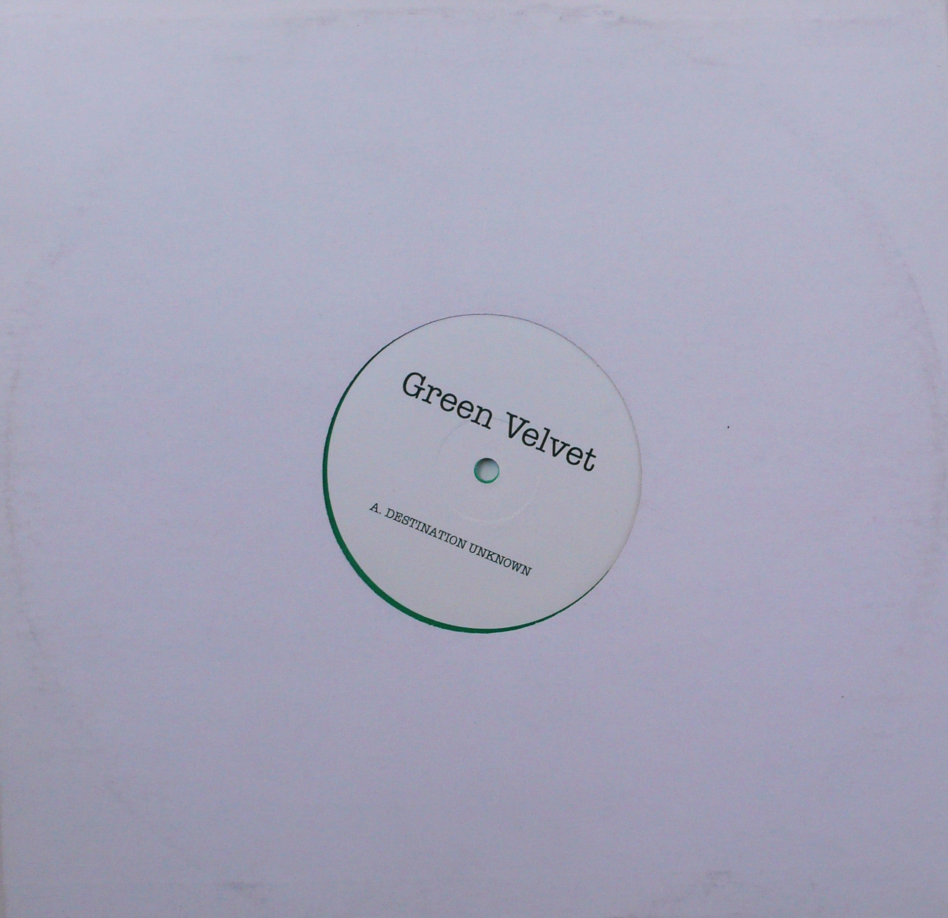 Green Velvet: Destination Unknown 12"