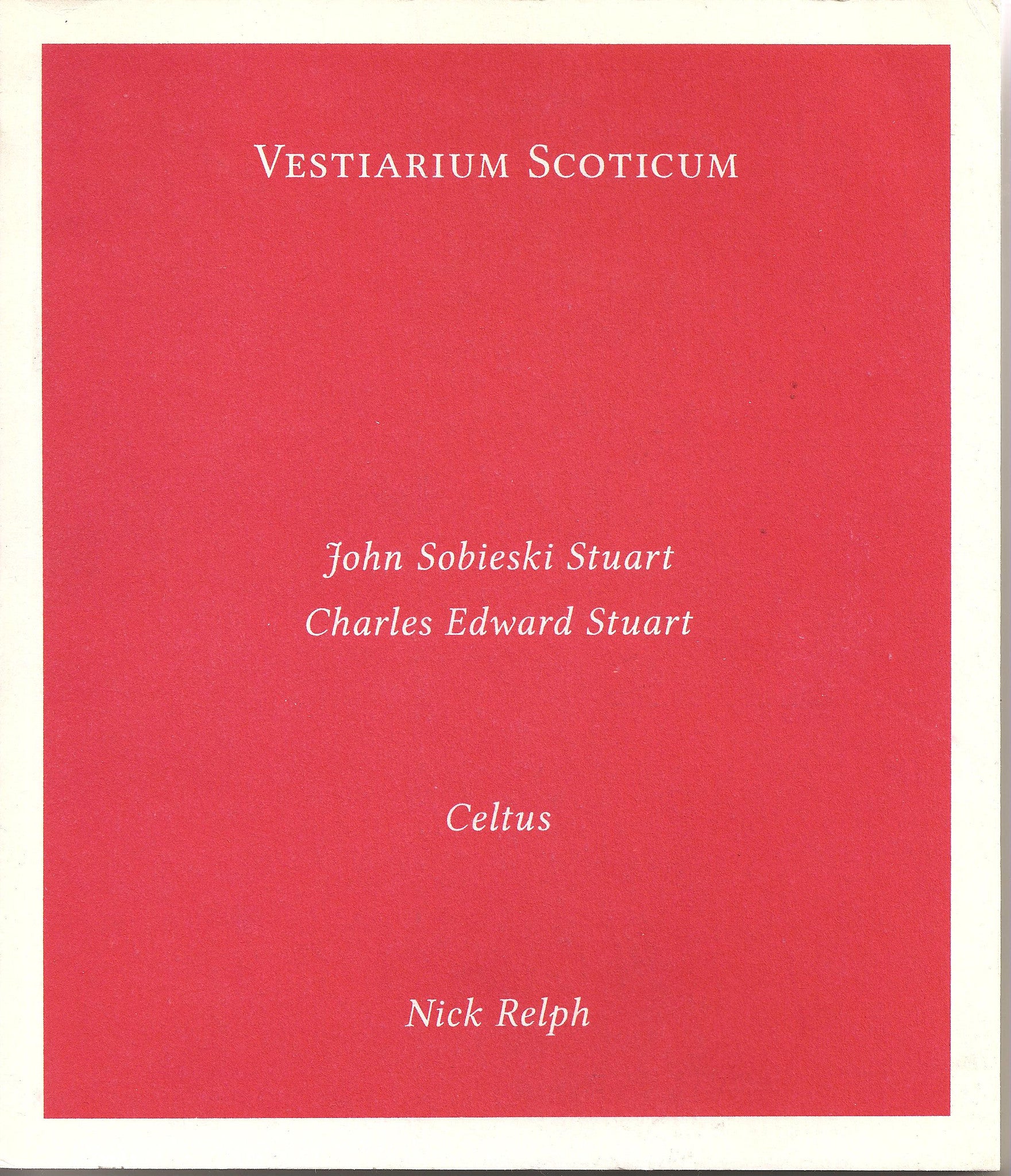 Nick Relph: Vestiarium Scoticum