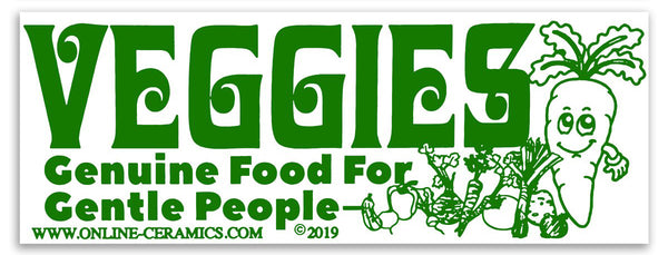 Veggies Bumper Sticker