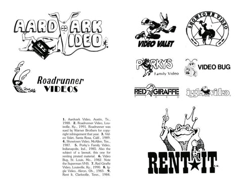 Videoland: A Visual Catalog of American Video Store Logos 1980-1995 zine