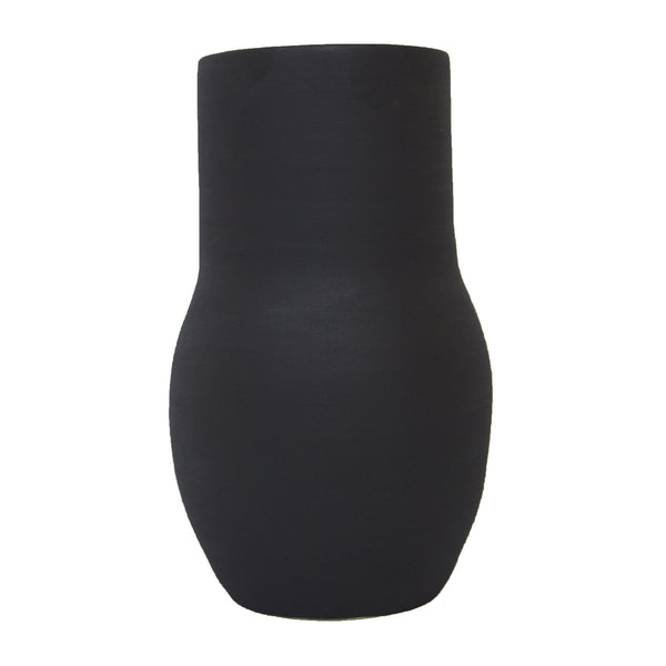 Cassie Griffin: Ceramic Vase, Smooth Black