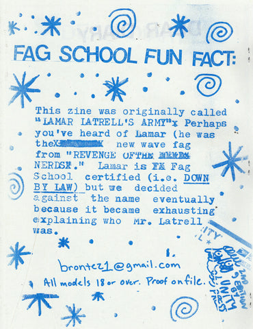 Brontez Purnell: Fag School #2