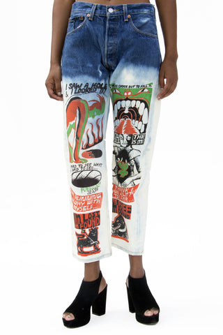 COME TEES: Forbidden Zone Jeans
