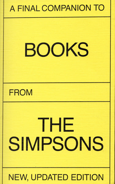 Olivier Lebrun: A Final Companion To Books From The Simpsons (Updated Version)